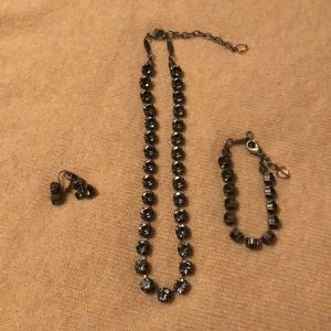 Sabika necklace, bracelet and earrings set